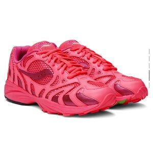 Pink grid Acura 2000 sneakers